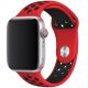 Řemínek pro Apple Watch (42/44/45mm) Sport, red-black (velikost S)