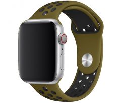 Řemínek pro Apple Watch (42/44/45mm) Sport, olive-flak (velikost S)