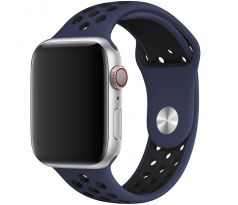 Řemínek pro Apple Watch (42/44/45mm) Sport, midnight blue-black (velikost S)