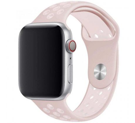 Řemínek pro Apple Watch (38/40/41mm) Sport, pink-white (velikost S)