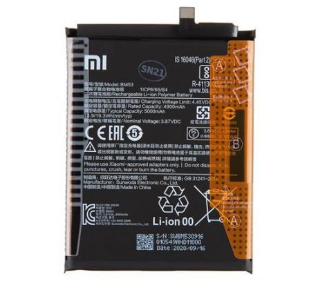 Baterie BM53 pro Xiaomi Mi 10T / 10T Pro 5000mAh