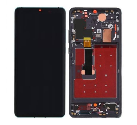 OLED displej + dotykové sklo Huawei P30 Pro s rámem (black)
