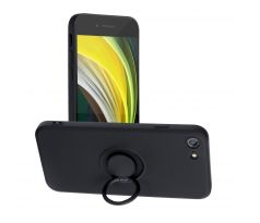 Forcell SILICONE RING Case  iPhone 7 / 8 / SE 2020 / SE 2022 černý