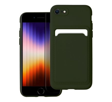 Forcell CARD Case  iPhone 7 / 8 / SE 2020 / SE 2022 zelený