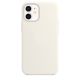 iPhone 12/12 Pro Silicone Case s MagSafe - White