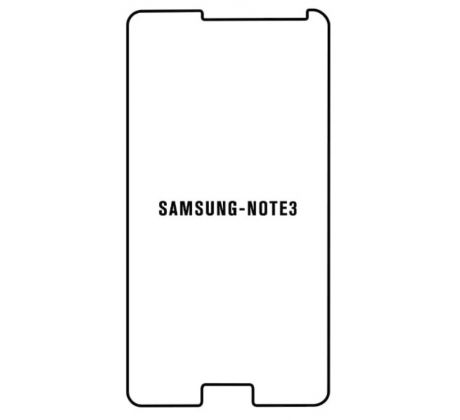 Hydrogel - ochranná fólie - Samsung Galaxy Note 3 (case friendly)
