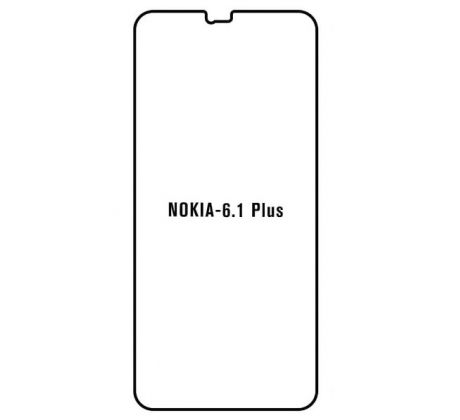 Hydrogel - ochranná fólie - Nokia 6.1 Plus (Nokia X6) (case friendly)