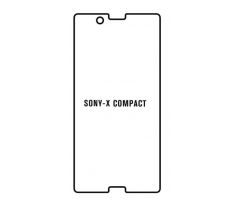 Hydrogel - ochranná fólie - Sony Xperia X Compact (case friendly)