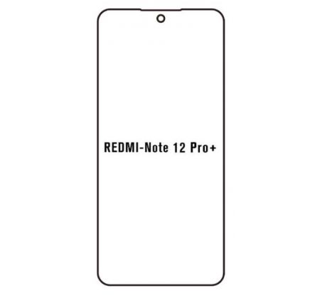 Hydrogel - ochranná fólie - Xiaomi Redmi Note 12 Pro+ (case friendly) 
