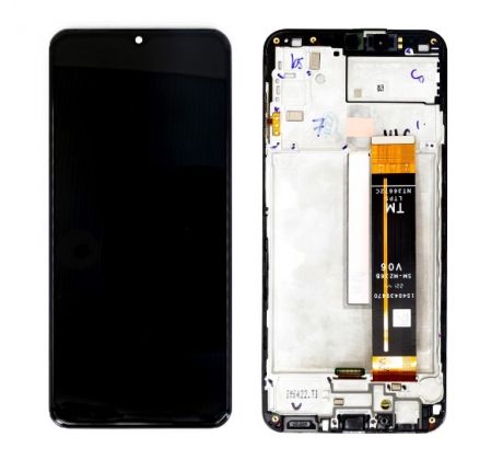 Displej + dotykové sklo pre Samsung Galaxy M23 5G M236B Black (Service Pack)