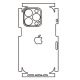 Hydrogel - matná zadní ochranná fólie - iPhone 14 Pro, typ výřezu 12