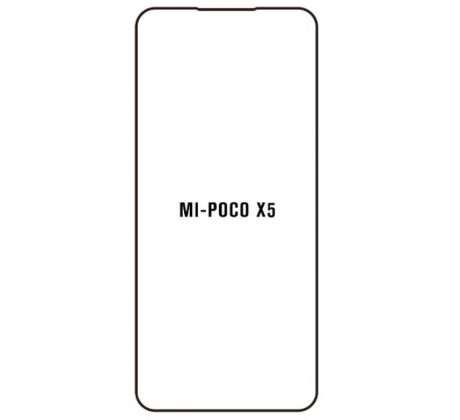 Hydrogel - ochranná fólie - Xiaomi Poco X5 5G 