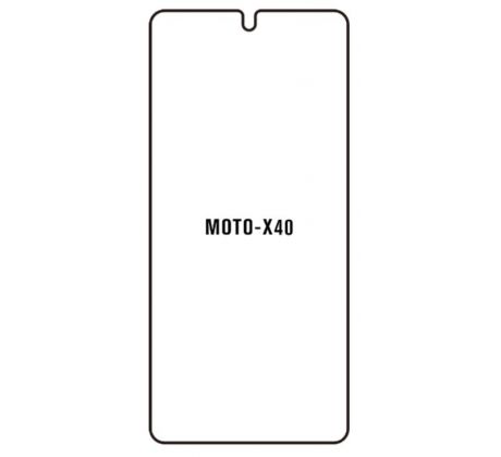 UV Hydrogel s UV lampou - ochranná fólie - Motorola Moto X40