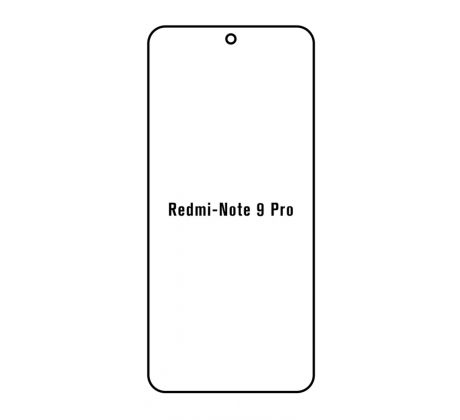 UV Hydrogel s UV lampou - ochranná fólie - Xiaomi Redmi Note 9 Pro 5G 