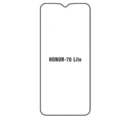 Hydrogel - matná ochranná fólie - Huawei Honor 70 lite