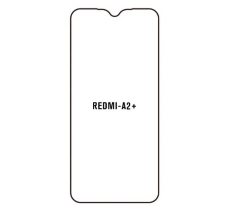 Hydrogel - ochranná fólie - Xiaomi Redmi A2+ (A2 Plus) (case friendly)  