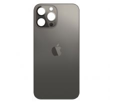 iPhone 14 Pro - Sklo zadního housingu se zvětšeným otvorem na kameru - Space Black