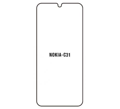 Hydrogel - ochranná fólie - Nokia C31 (case friendly) 