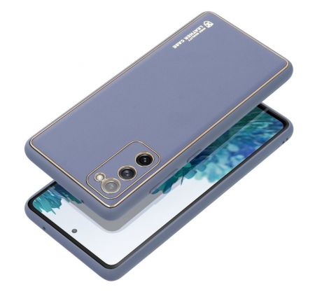 LEATHER Case  Samsung Galaxy A34 5G modrý