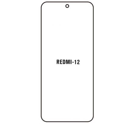 Hydrogel - ochranná fólie - Xiaomi Redmi 12 (case friendly)  