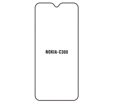Hydrogel - ochranná fólie - Nokia C300 (case friendly)  