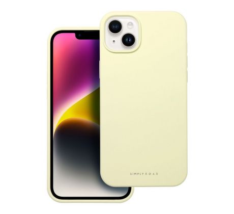Roar Cloud-Skin Case -  iPhone 14 Plus Light žlutý