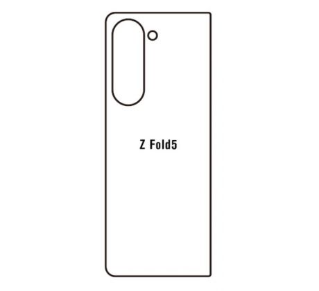 Hydrogel - matná zadní ochranná fólie - Samsung Galaxy Z Fold 5