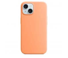 iPhone 15 Plus Silicone Case s MagSafe - Orange Sorbet