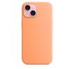 iPhone 15 Plus Silicone Case s MagSafe - Orange Sorbet