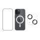 3PACK - Hydrogel + Crystal Air kryt s MagSafe + ochranné sklíčko kamery pro iPhone 15 