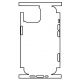 Hydrogel - matná zadní ochranná fólie - iPhone 15  