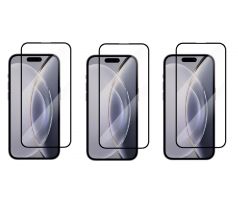 2+1 ZDARMA! 3PACK 3D Ochranné tvrzené sklo - Apple iPhone 15 Plus