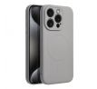 Silicone Mag Cover  s MagSafe  iPhone 15 Pro titanium šedý