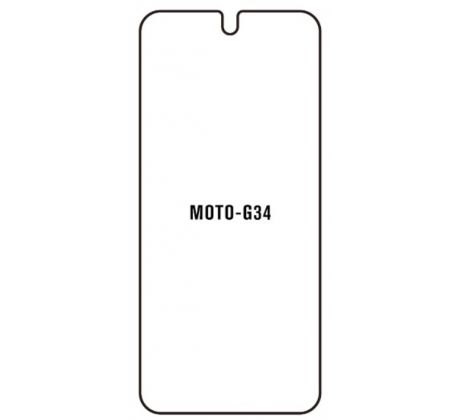 Hydrogel - matná ochranná fólie - Motorola Moto G34