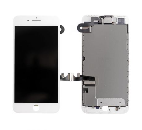 Bílý LCD displej iPhone 7 Plus s přední kamerou + proximity senzor OEM (bez home button)
