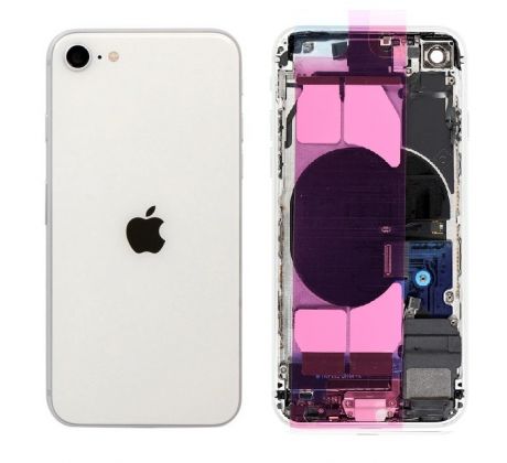 Apple iPhone SE 2020/2022 - Zadní housing - bílý s předinstalovanými díly