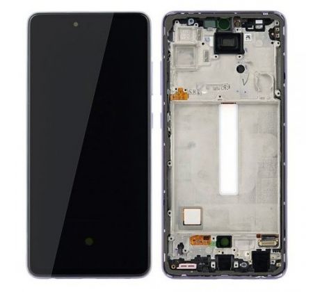 LCD displej + dotyková deska Samsung Galaxy A52 4G A525/A52 5G A526 s rámem