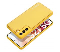 LEATHER Case  Samsung Galaxy S23 FE žlutý
