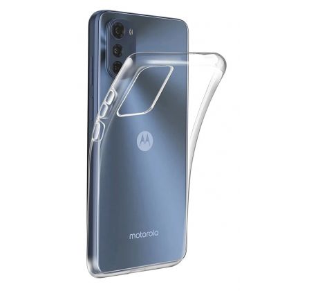 Transparentní silikonový kryt s tlouštkou 0,5mm  - Motorola Moto E32S prusvitný