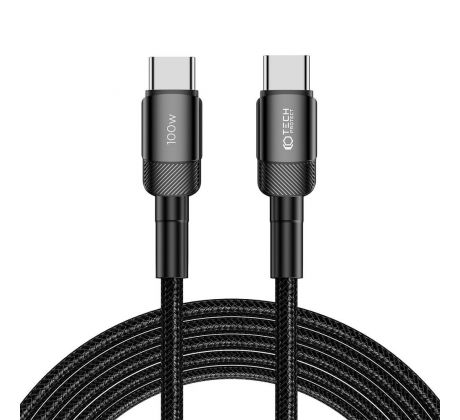 KABEL TECH-PROTECT ULTRABOOST EVO TYPE-C CABLE PD100W/5A 300CM BLACK