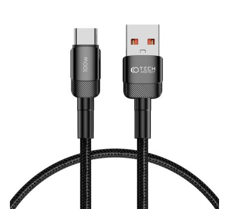 KABEL TECH-PROTECT ULTRABOOST EVO TYPE-C CABLE 100W/5A 50CM BLACK