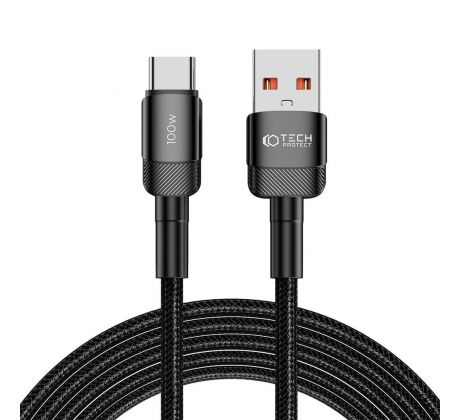 KABEL TECH-PROTECT ULTRABOOST EVO TYPE-C CABLE 100W/5A 300CM BLACK