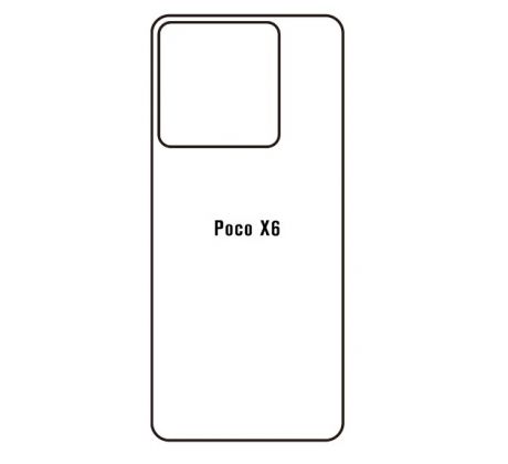 Hydrogel - zadní ochranná fólie - Xiaomi Poco X6 