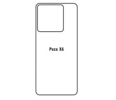 Hydrogel - matná zadní ochranná fólie - Xiaomi Poco X6 