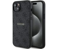 Original   GUESS GUHMP15MG4GFRK  iPhone 15 Plus (Compatible with Magsafe / 4G Ring classic logo / cerný)