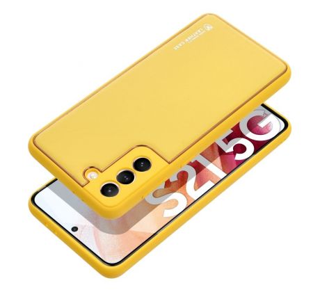 LEATHER Case  Samsung Galaxy Galaxy A55 5G žlutý
