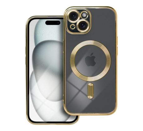 Electro Mag Cover  s MagSafe  iPhone 15 zlatý
