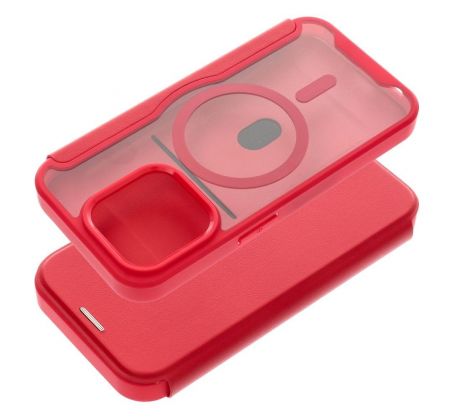 Smart Mag Book  iPhone 15 Pro s MagSafe cervený