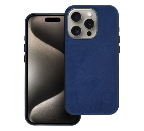 Woven Mag Cover  iPhone 15 Pro sea modrý