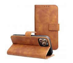 TENDER Book Case Xiaomi Redmi Note 14 4G (GLOBAL - 164,84mm x 78,15mm x 8,16mm) hnedý